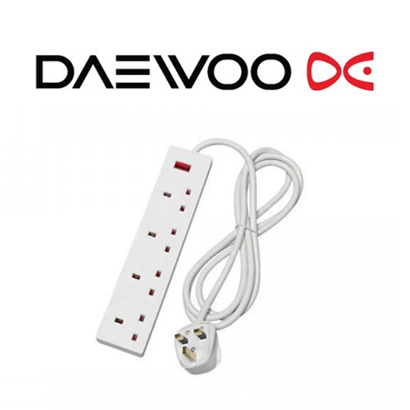 Cable alargador Daewoo de 4 vías y 5 m con neón | PIF2049